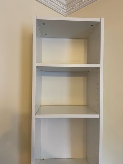 White IKEA bookcase