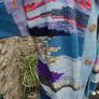 Handknit multicolor cardigan Medium Large Image 3