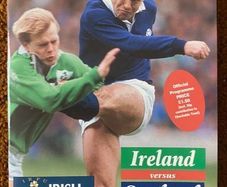 Very Rare 1994 Ireland v Scotland - Five Nations Championship Programme