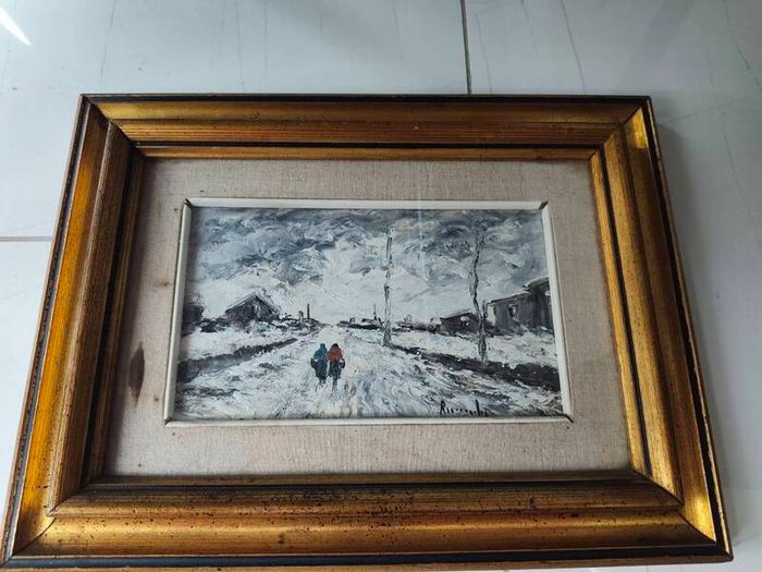 Two oil paintings