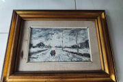 Two oil paintings