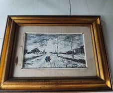 Two oil paintings