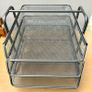 IKEA 3 Tier A4 Document Letter Tray Holder Set - Nickel Silver Finish Image 2