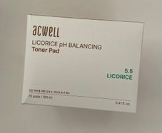 Acwell licorice ph balancing toner pads 70 pads