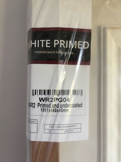 Deanta White Primed Door 1981x660x45