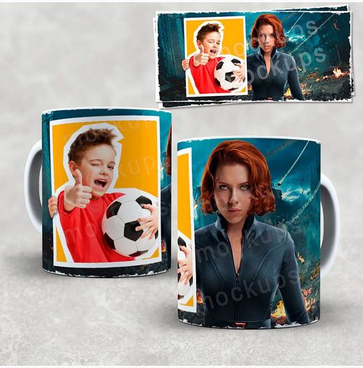 Selfie with Superheroes Gift Novelty Mug