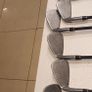 golf clubs bag & 2 wheel trolley Image 4