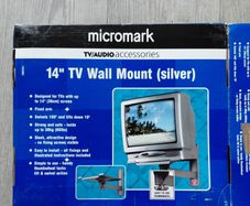 Silver Micromark TV Wall Mount