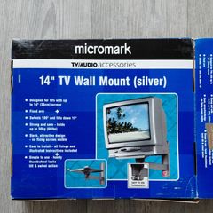 Silver Micromark TV Wall Mount