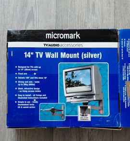 Silver Micromark TV Wall Mount