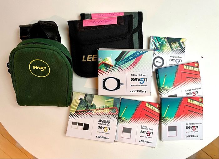 Set of Lee 'Seven' filters & accessories