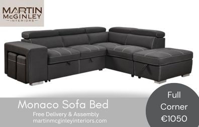New Monaco Sofa Beds Free Delivery