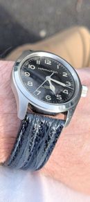 Genuine Shark Leather Watch Strap 20mm Vintage