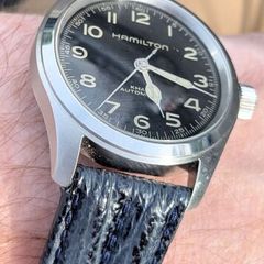 Genuine Shark Leather Watch Strap 20mm Vintage
