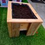 Handmade wooden planter box small for herbs or strawberries Image 4