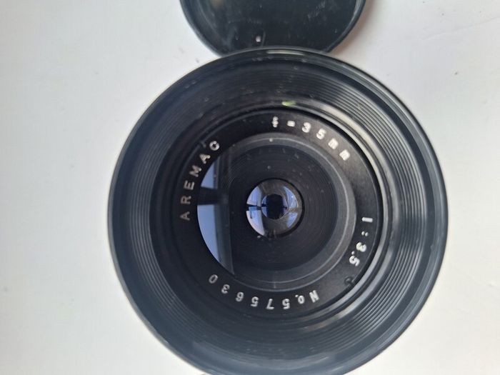 Vintage Aremac 35mm f/3.5 manual focus wide-angle lens