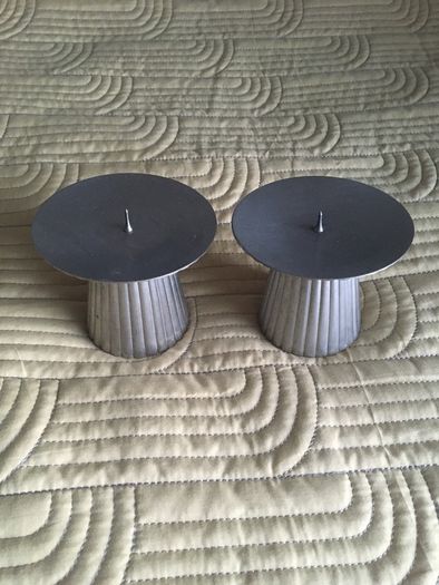 Fluted Pillar Candle Holder