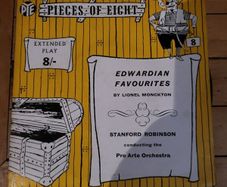 Edwardian Favourites 45 RPM Extended Play Pye Pieces Of Eight PEP 102 Stanford Robinson Pro Arte Orchestra