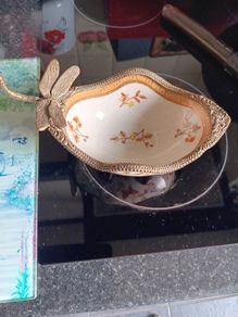 Vintage dragonfly  dish