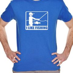 I like Fishing T-shirt TEE TOP SHIRT