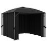 Gazebo with Curtains 300x300x265 cm Anthracite Image 4
