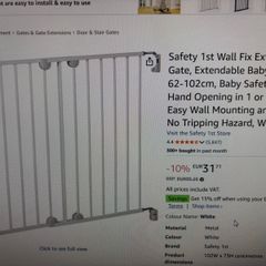 Extendable Baby Stair Gate