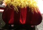 Light shaped as a Handbag Wine colour NEW