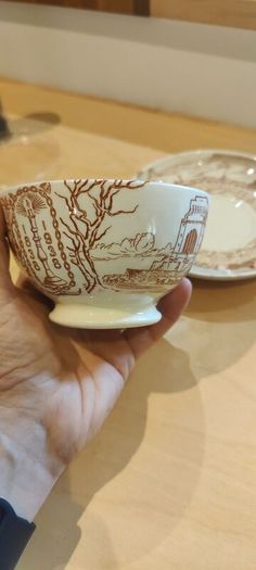 Vintage Teacup Pretoria Voortrekker Centenary 1838-1938 Porcelain Bowl. South Africa.