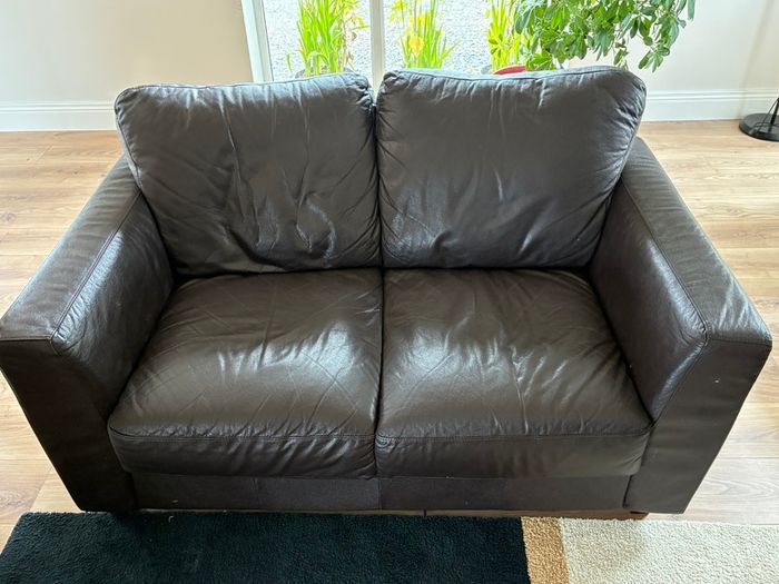 Leather couch