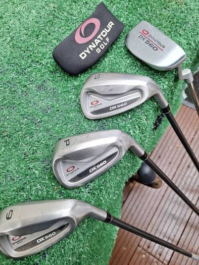 Golf clubs, full set and bag