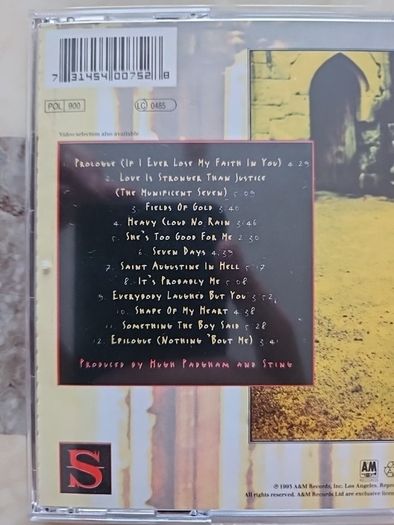 Sting CD - Ten Summoner's Tales