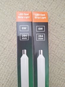 2 LED Strip Lights 6W 284mm 220V 460lm