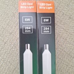 2 LED Strip Lights 6W 284mm 220V 460lm