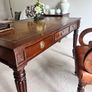 Antique Library Table/Desk & Chair Image 3
