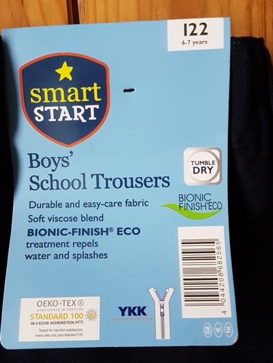 Age 6-7 Navy Trousers