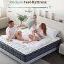 King size Orthopedic Medium Firm Mattresses with Back Pain Relief Image 3