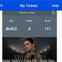 2 x Katie Taylor Premium Tickets