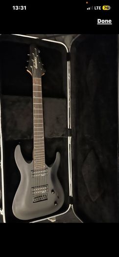 Jackson 7 string Dinky electric guitar