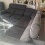 Grey Corner Sofa Bed with Storage Image 4