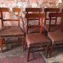 Set of 8 Edwardian mahogany Dining Chairs Image 4