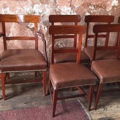 Set of 8 Edwardian mahogany Dining Chairs