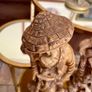 Vintage Oriental Resin Sculptured Figures Traditional Attire 1970s Image 6