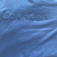 Blue Calvin Klein t shirt