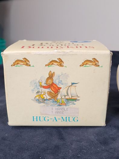 Vintage Royal Doulton Bunnykins Hug A Mug Golden Jubilee 1984 Boxed