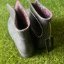 Grey Ankle Wellies Brand New Size 6.5 Image 3