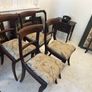 Set of Regency Style Mahogany Bar Back Dining Chairs Image 3