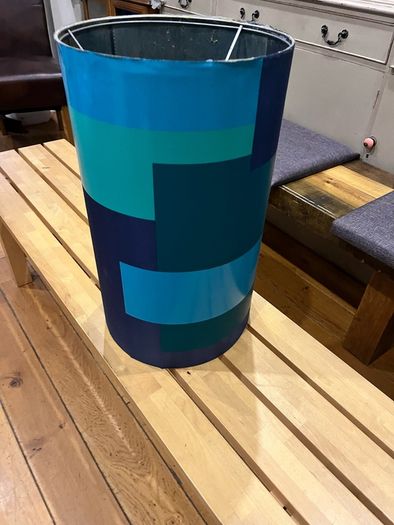 Free M&S ceiling shade teals and navy