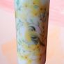 Large brand new unscented decorative pillar candle summer bird/ birthday gift Image 2