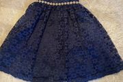 American Princess navy lace dress (6x/7)