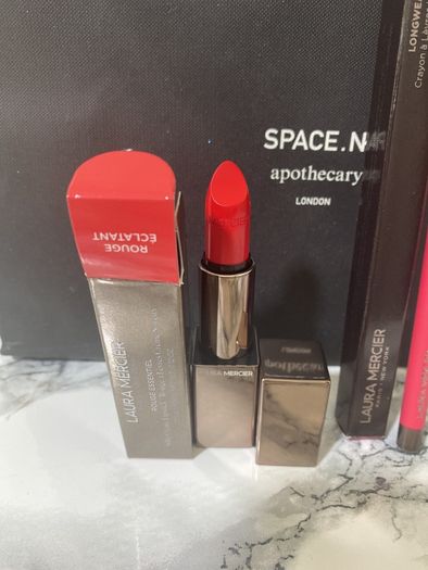 Laura Mercier Rouge Essentiel Silky Creme Lipstick and lip liner BNIB